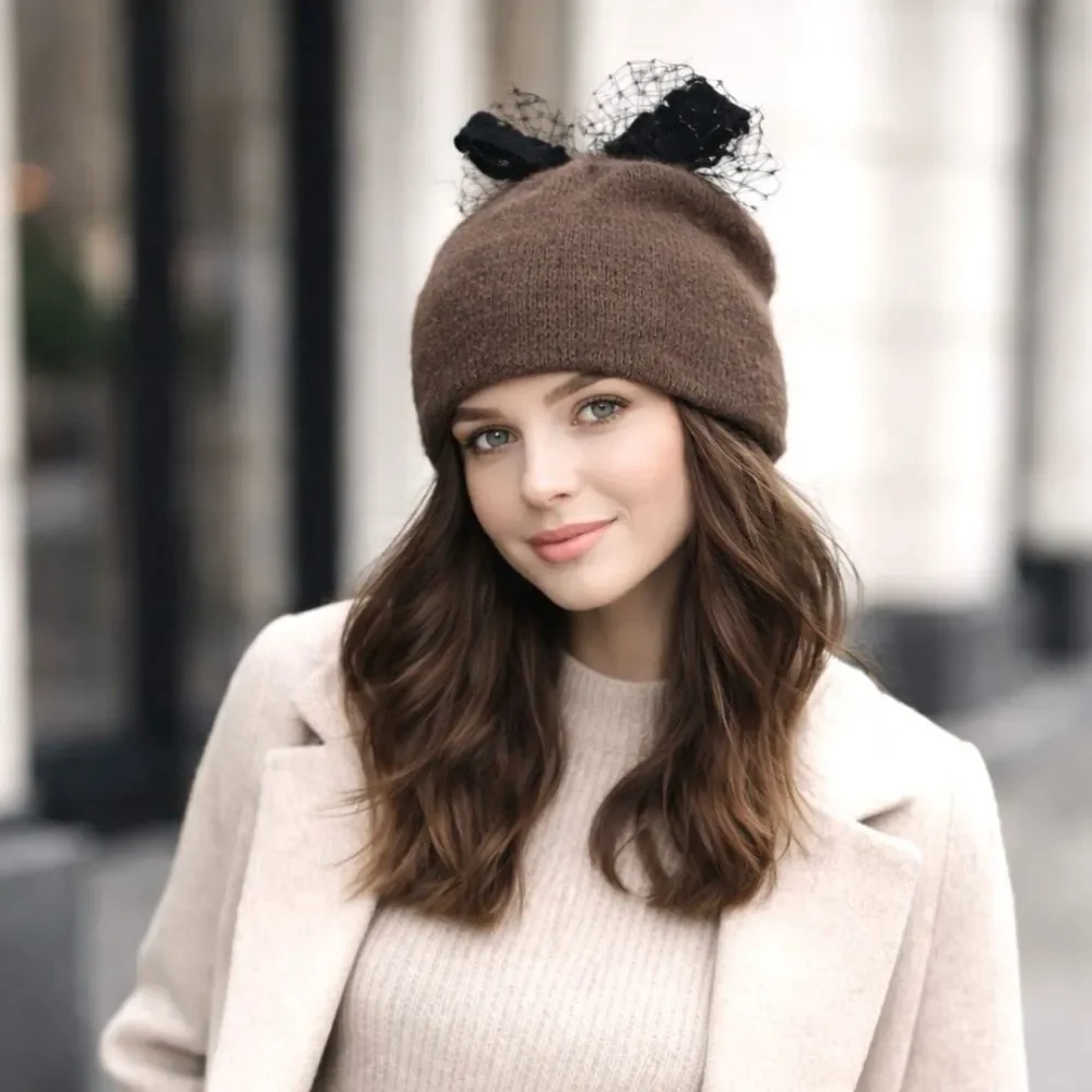 Hat Artist Dessiner Made in Italy Alpaca Wool Knit Beanie NWOT